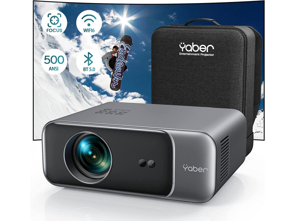 Yaber Pro V9 Projector Full HD 1080p Native resolution, 500 ANSI